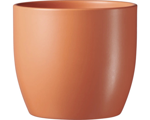 Soendgen Basel Spring keramische plantenbak, Ø 16 cm, H 15 cm, ochtendrood