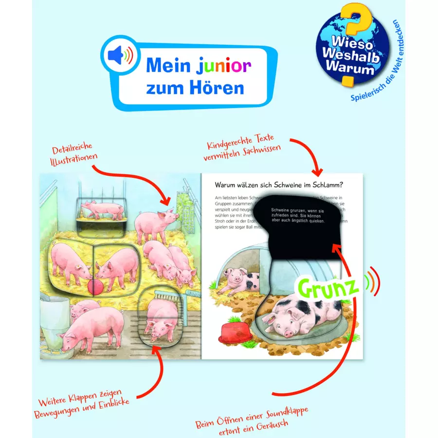 Ravensburger Wieso? Weshalb? Warum? Mein Junior zum Hören Band 1: Bauernhoftiere