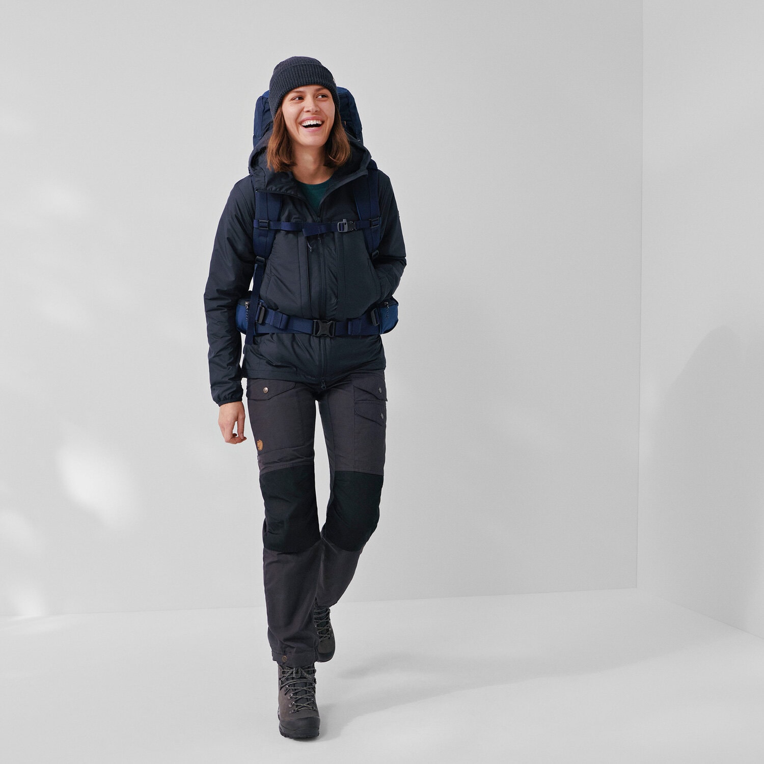Fjällräven Keb Wool Padded Jacket, Dame<br>Varm lett jakke til fjellvandring