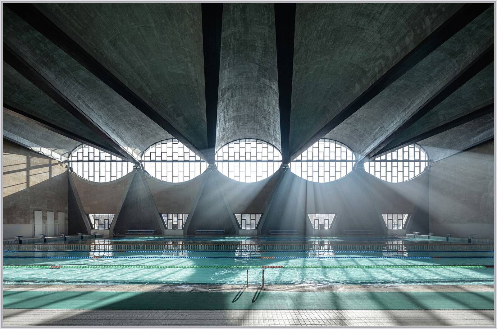 Swimming Pool of Tianjin University I by Terrence Zhang - Limited Edition. Edition of: 150. Signed.