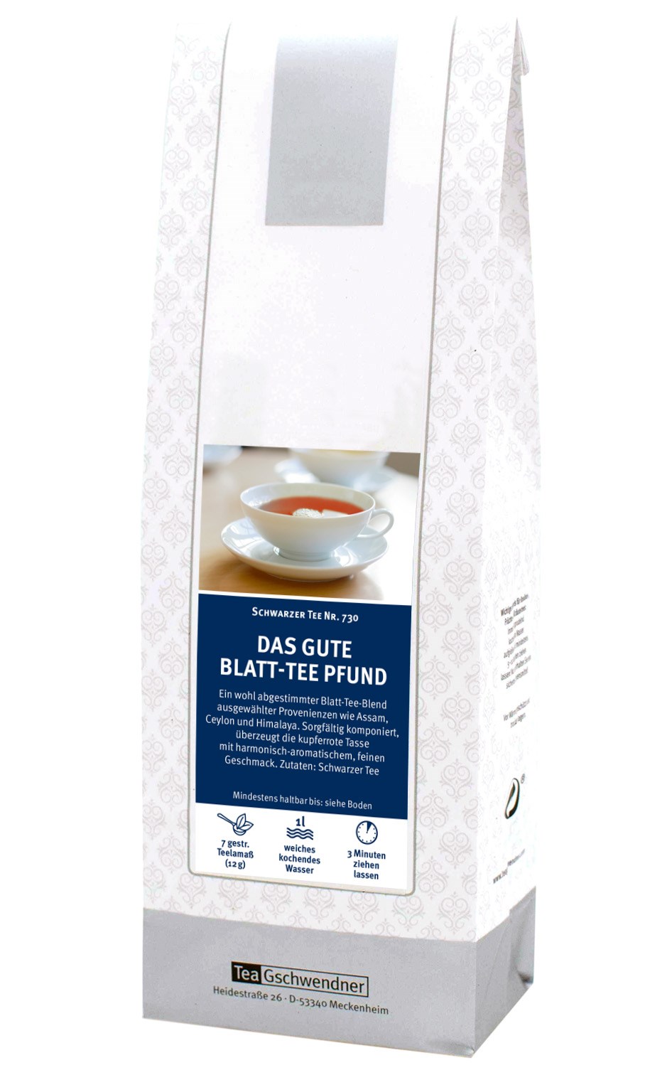 Das gute Blatt-Tee-Pfund