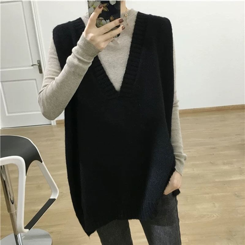 Beaustreet - V-hals lang vest