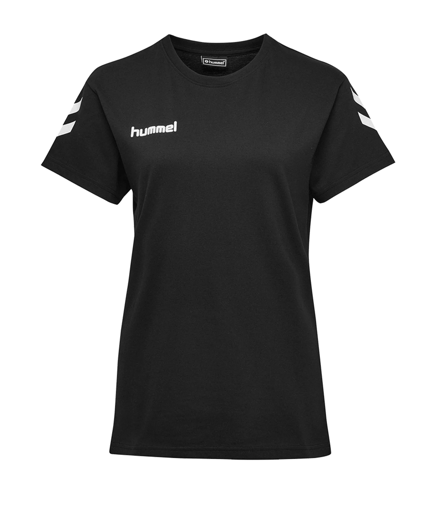 Hummel Cotton T-Shirt Damen Schwarz F2001