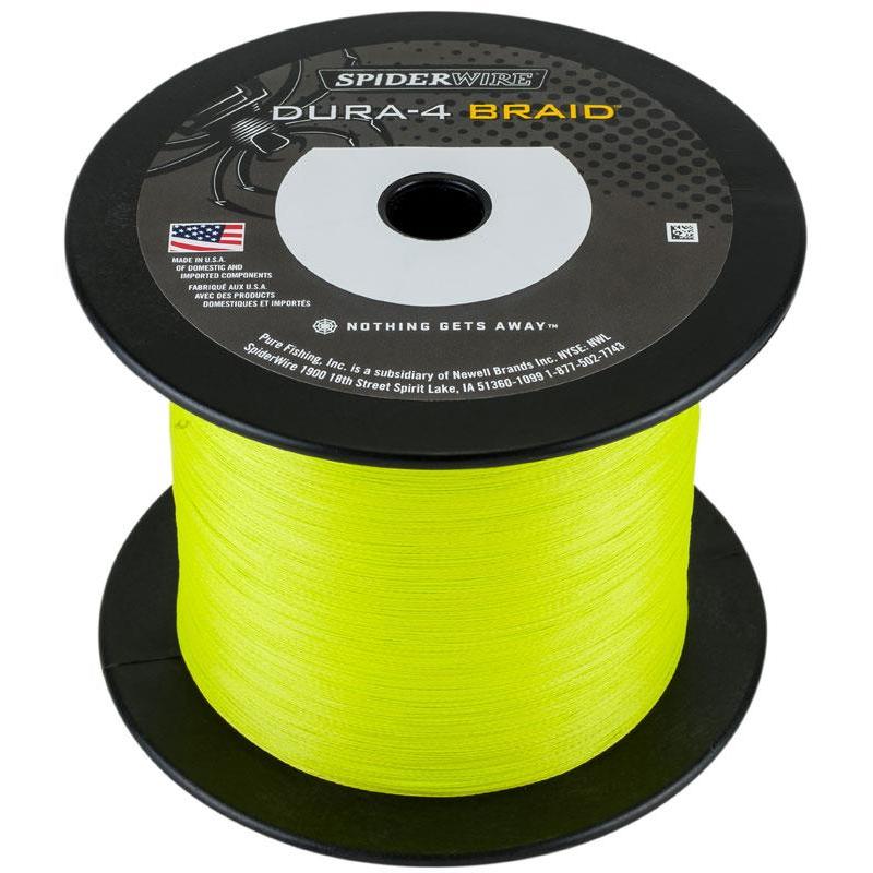 Tresse Spiderwire Dura 4 Jaune - 1800M