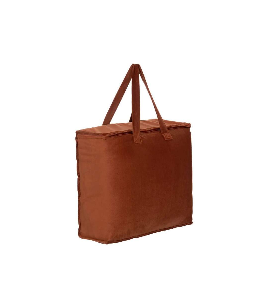 Couvre lit en Velours Jiling 240x260cm Terracotta