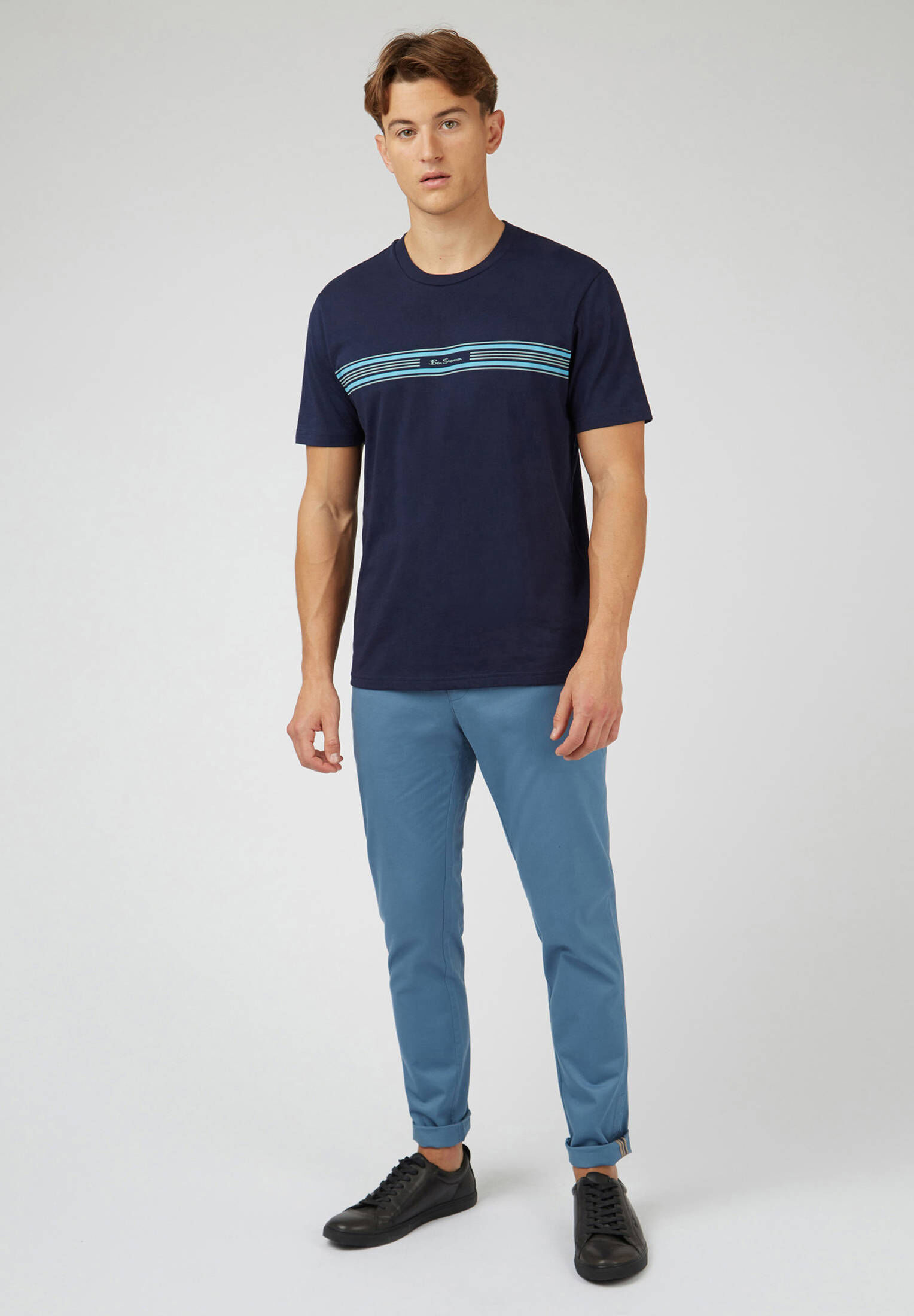 Ben Sherman| Herren T-Shirt Seasonal Stripe