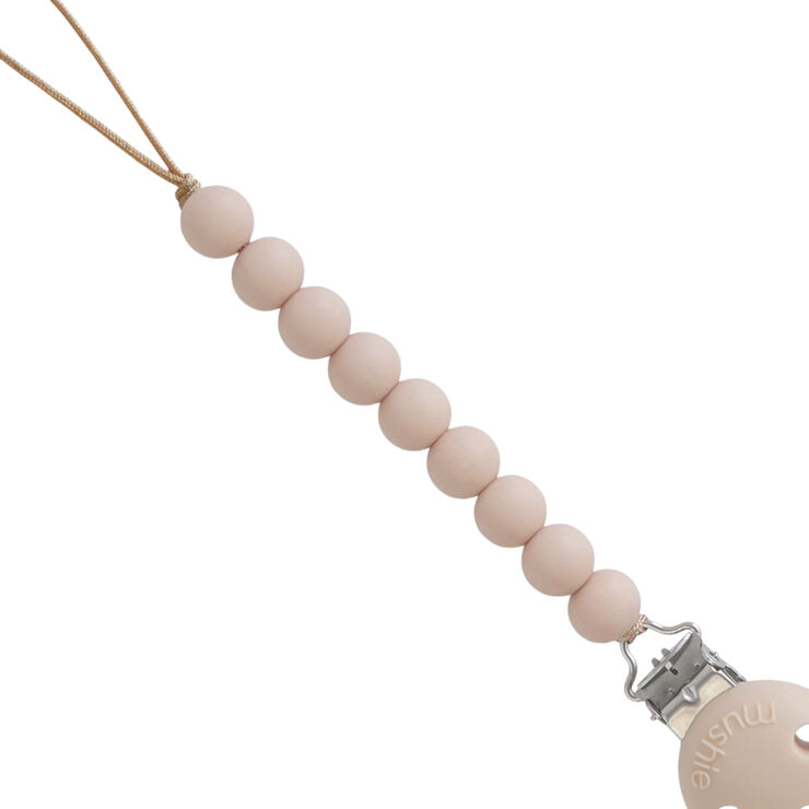 Mushie Mushie suttekæde i silikone - Hera - Blush Blush