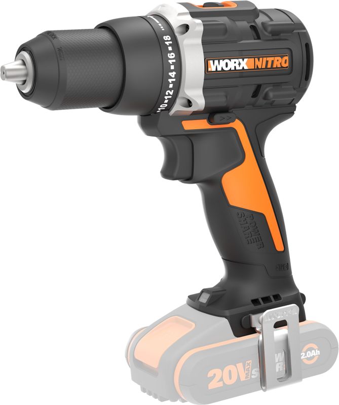 Worx schroefboormachine baretool WX102.9 20V zonder accu en oplader