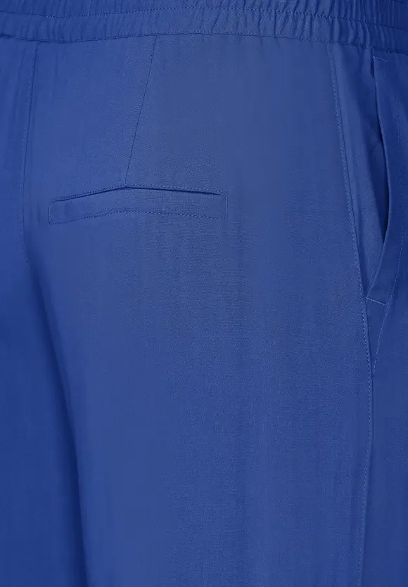 Loose Fit Viskosehose - fresh intense gentle blue