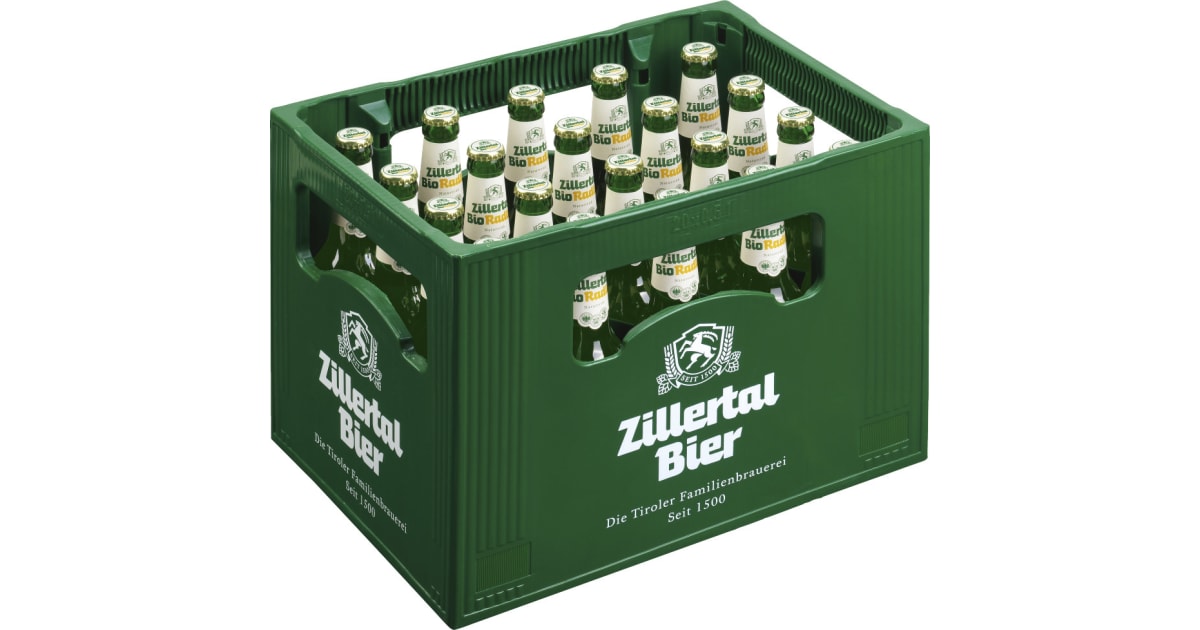 Zillertal Bier Radler naturtrüb Kiste 20x 0,5 Liter (Mehrweg)