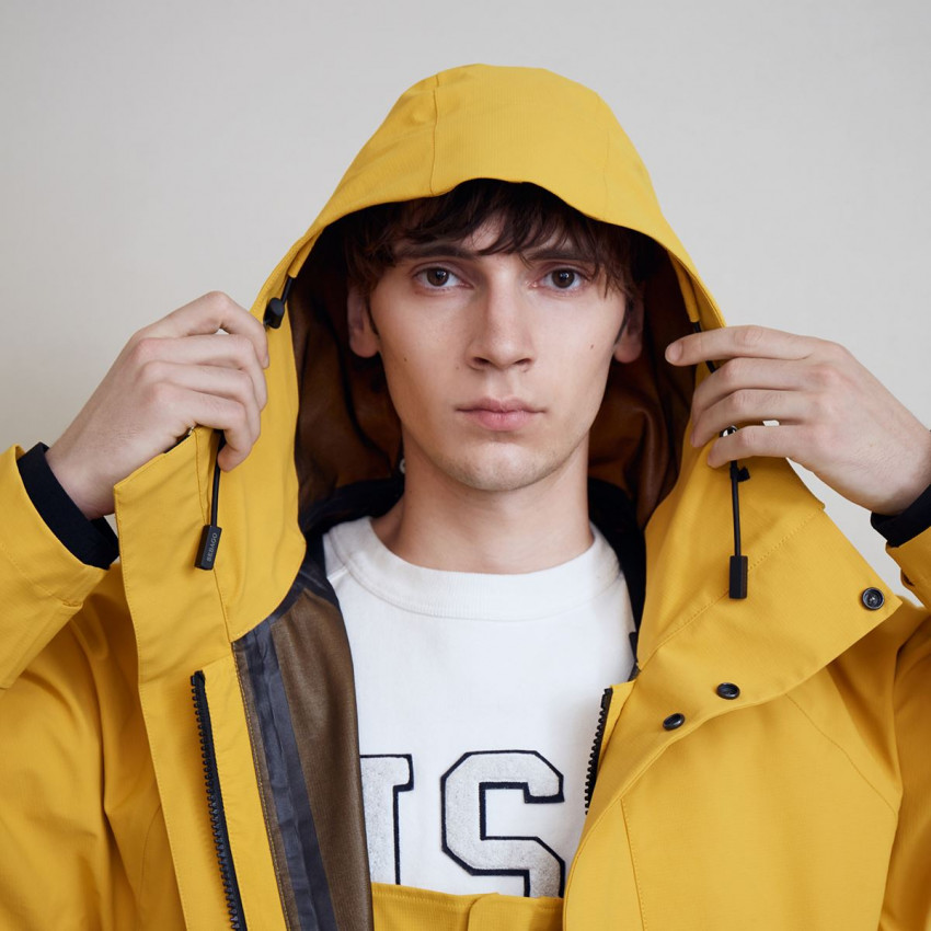 COLUMBUS YELLOW-Parka jaune Sebago pour Homme