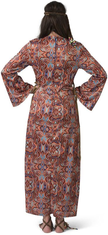 Hippie Jurk Lang Joy - Jurk met Vest - Polyester - Meerdere Kleuren Beschikbaar