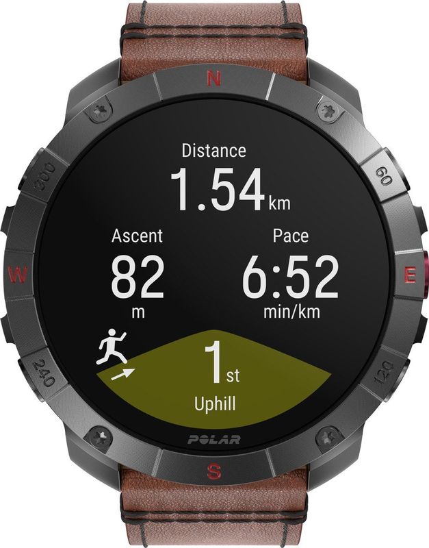 Polar - Grit X2 Pro - GPS-Horloge - Titan - Saffierglas - Stalen Kast