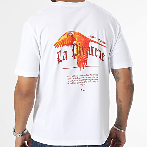 Tee Shirt Oversize Parrot Edition Blanc