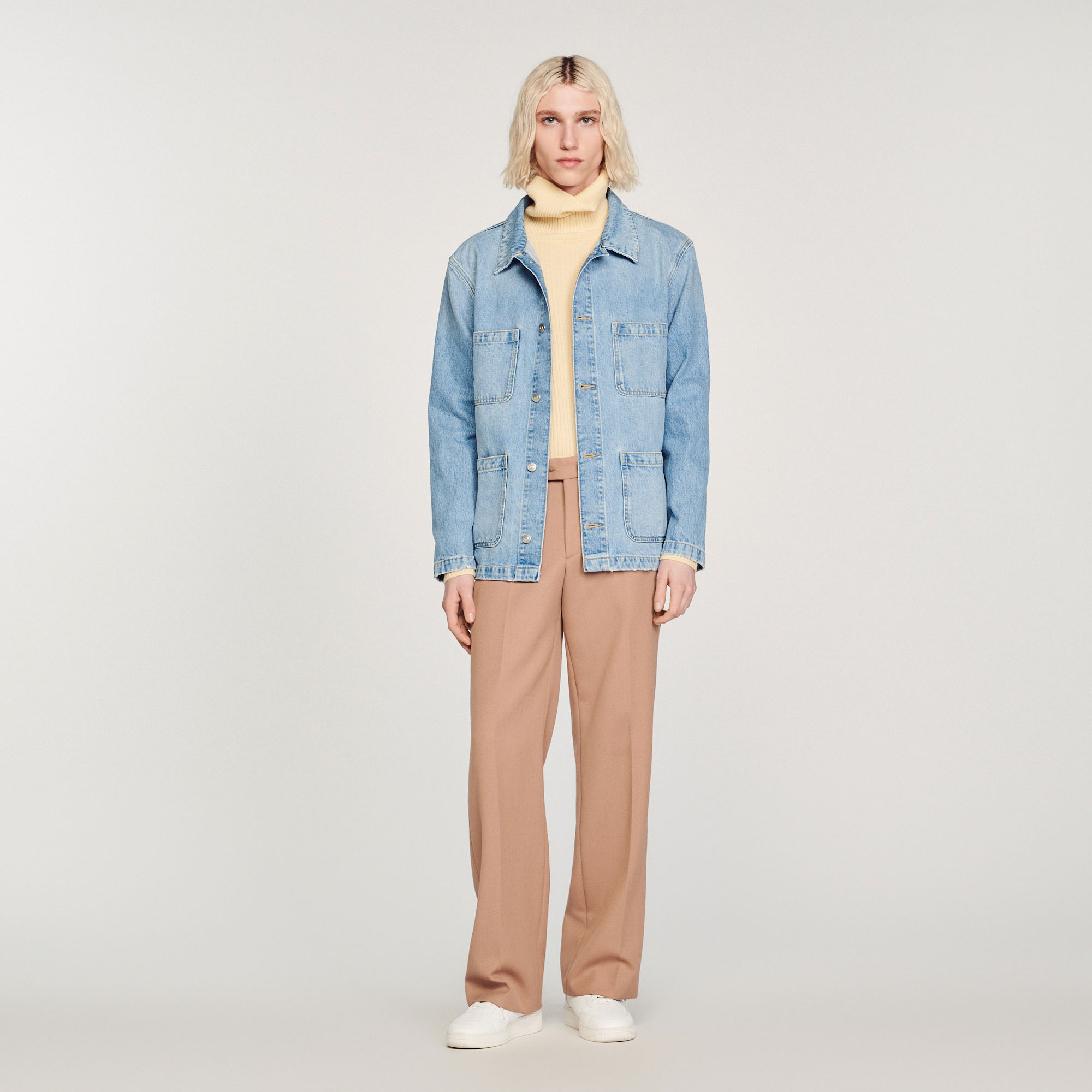 Blouson worker en denim