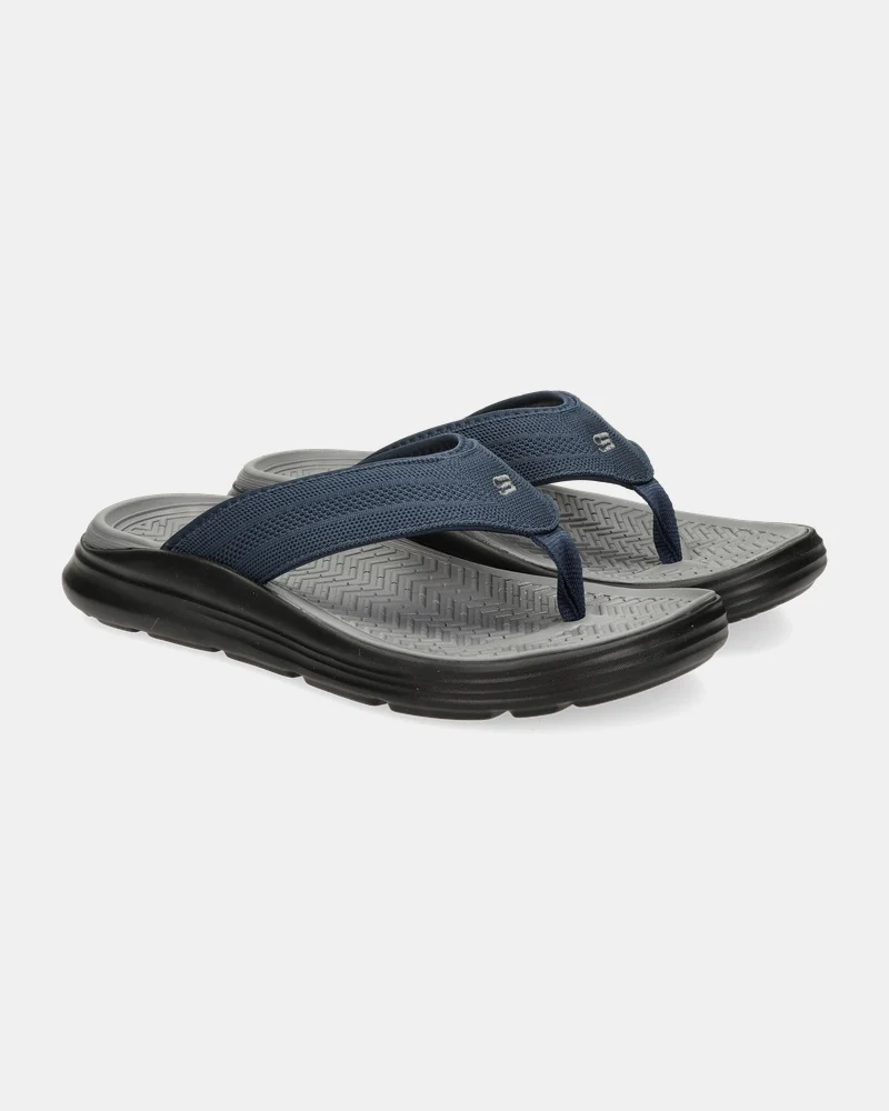 Skechers Sargo Relaxed Fit Slippers  - blauw