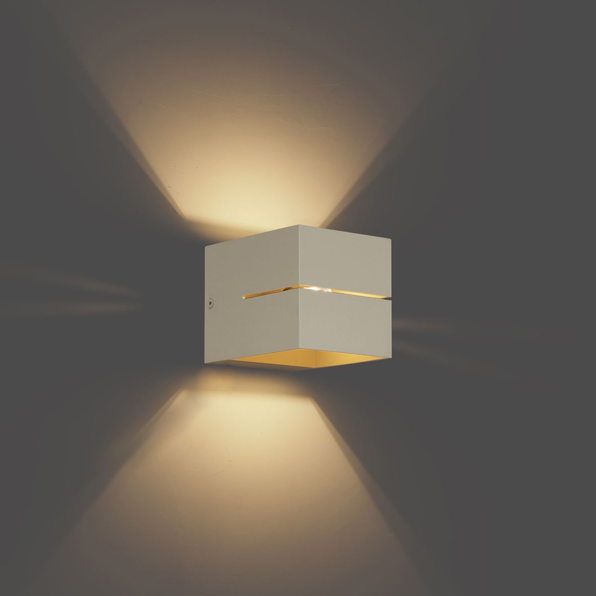 Moderne wandlamp beige G9 vierkant - Transfer