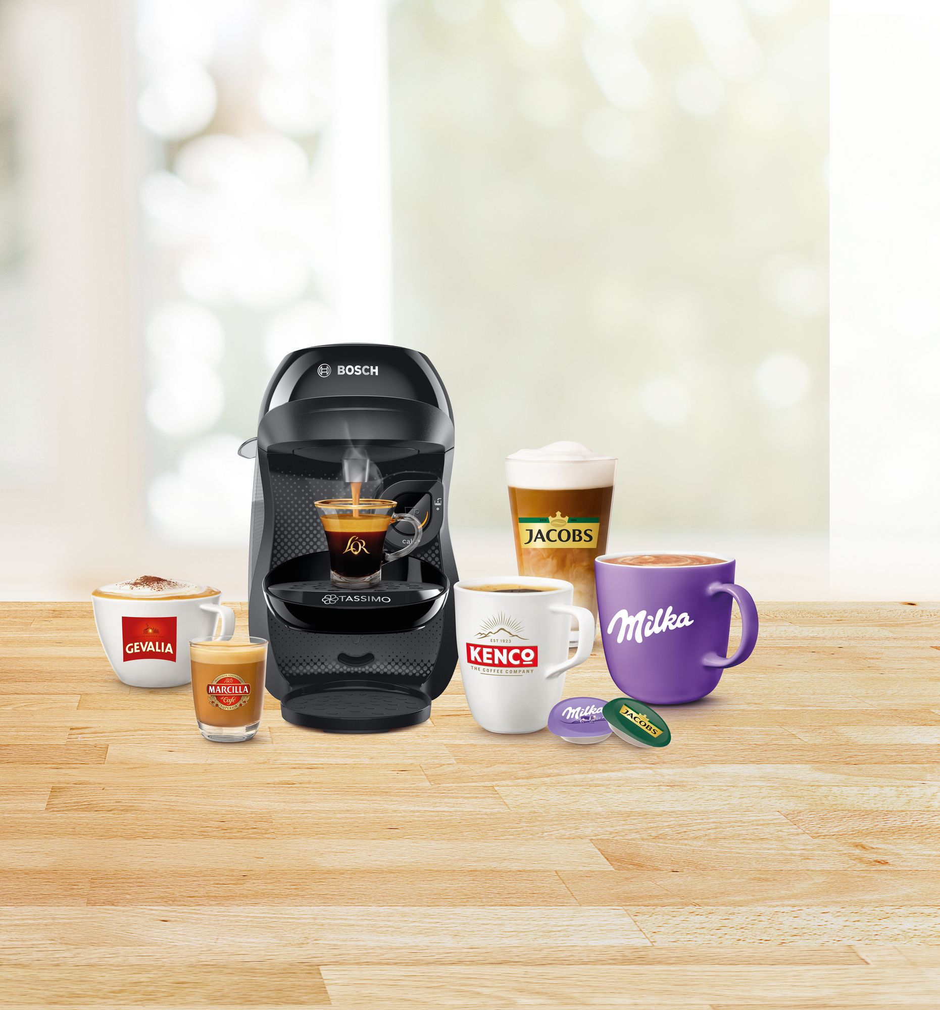 # PRODUTO RECONDICIONADO # TASSIMO HAPPY TAS1002N--B Máquina de Café Multibebidas