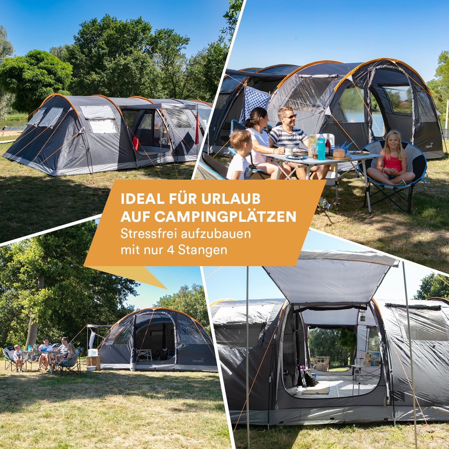 Skandika Gotland 6 Sleeper Protect Tunneltent