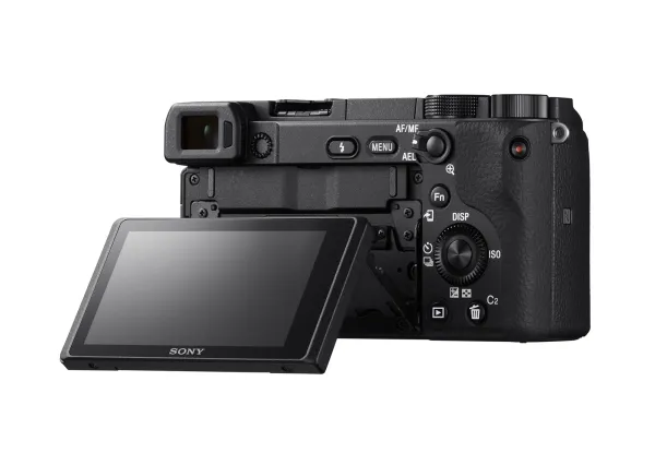 Sony a6400 ILCE-6400L - Digitalkamera - spejlløst - 24.2 MP - APS-C - 4K / 30 fps - 3x optisk zoom 16-50 mm objektiv - Wi-Fi, NFC, Bluetooth - sort