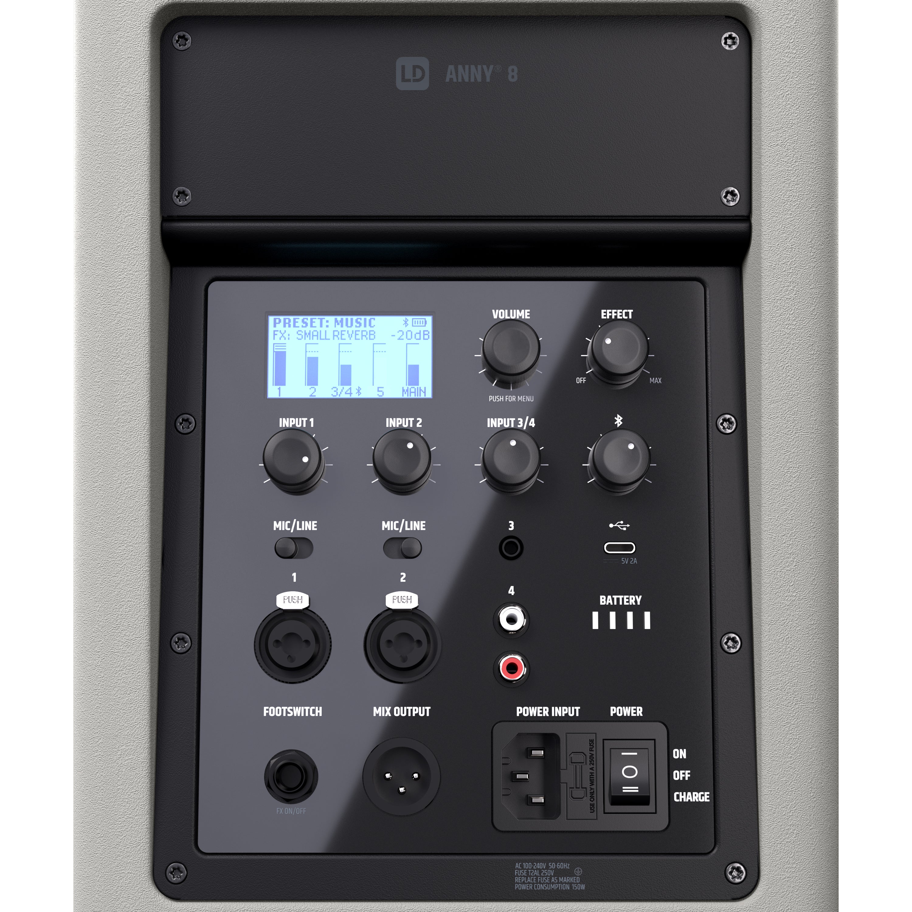 LD Systems ANNY 8 G Urban Grey