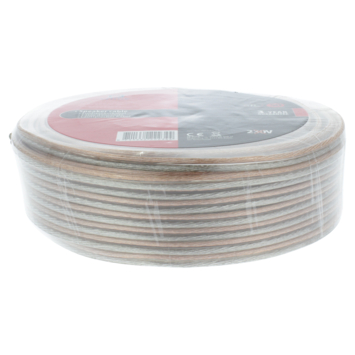 Q-Link luidsprekersnoer 2x1.5mm 50 meter transparant