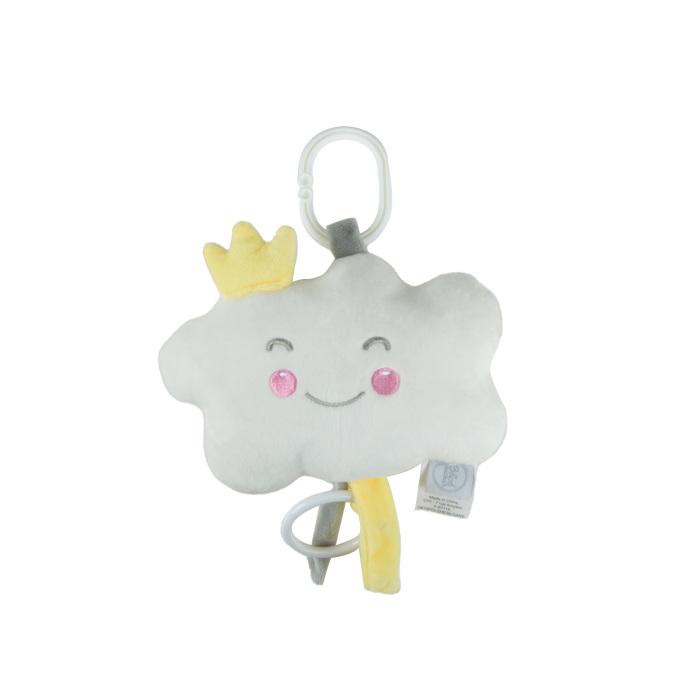 PELUCHE MUSICALE NUAGE 18X5X15CM
