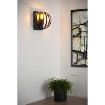Lucide wandlamp Manuela 40W zwart