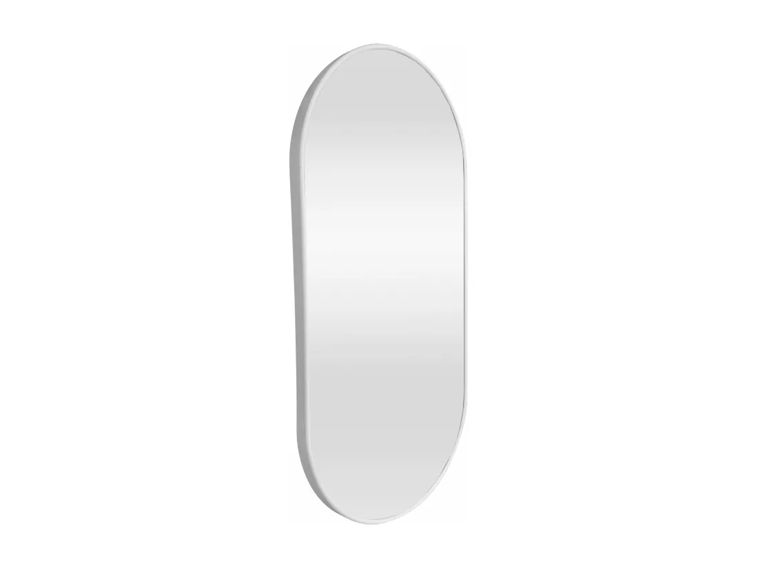 Miroir mural ovale 40 blanche 80 x 2.8 x 40 cm 03_0007954