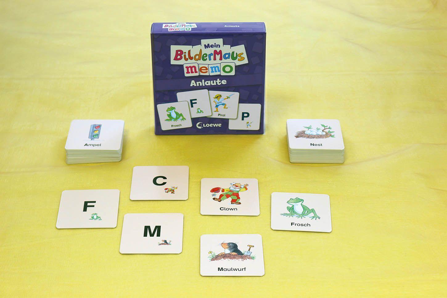Mein Bildermaus-Memo - Anlaute (Kinderspiel)