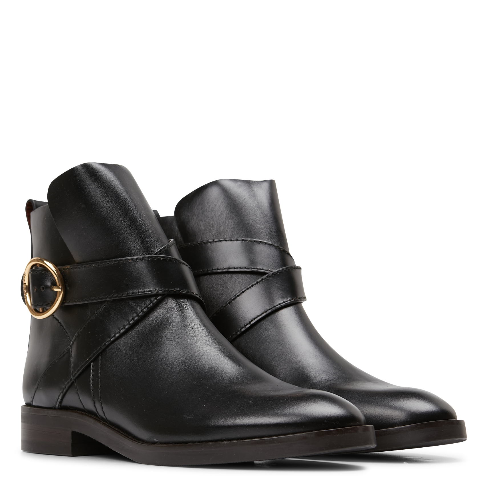 LYNA - Bottines en cuir | Noir