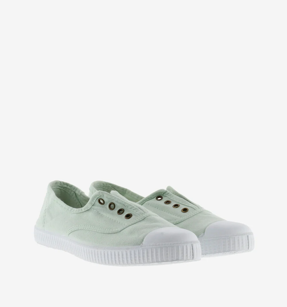 1915 INGLESA TENNIS TOILE DREC® ÉLASTIQUE Baskets en toile avec élastique pour femme MELON