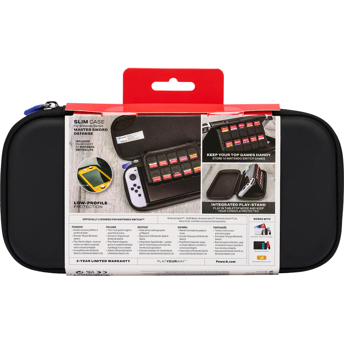 PowerA Nintendo Switch Master Sword konsolldeksel