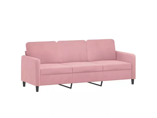 Canapé à 3 places Rose 180 cm Velours