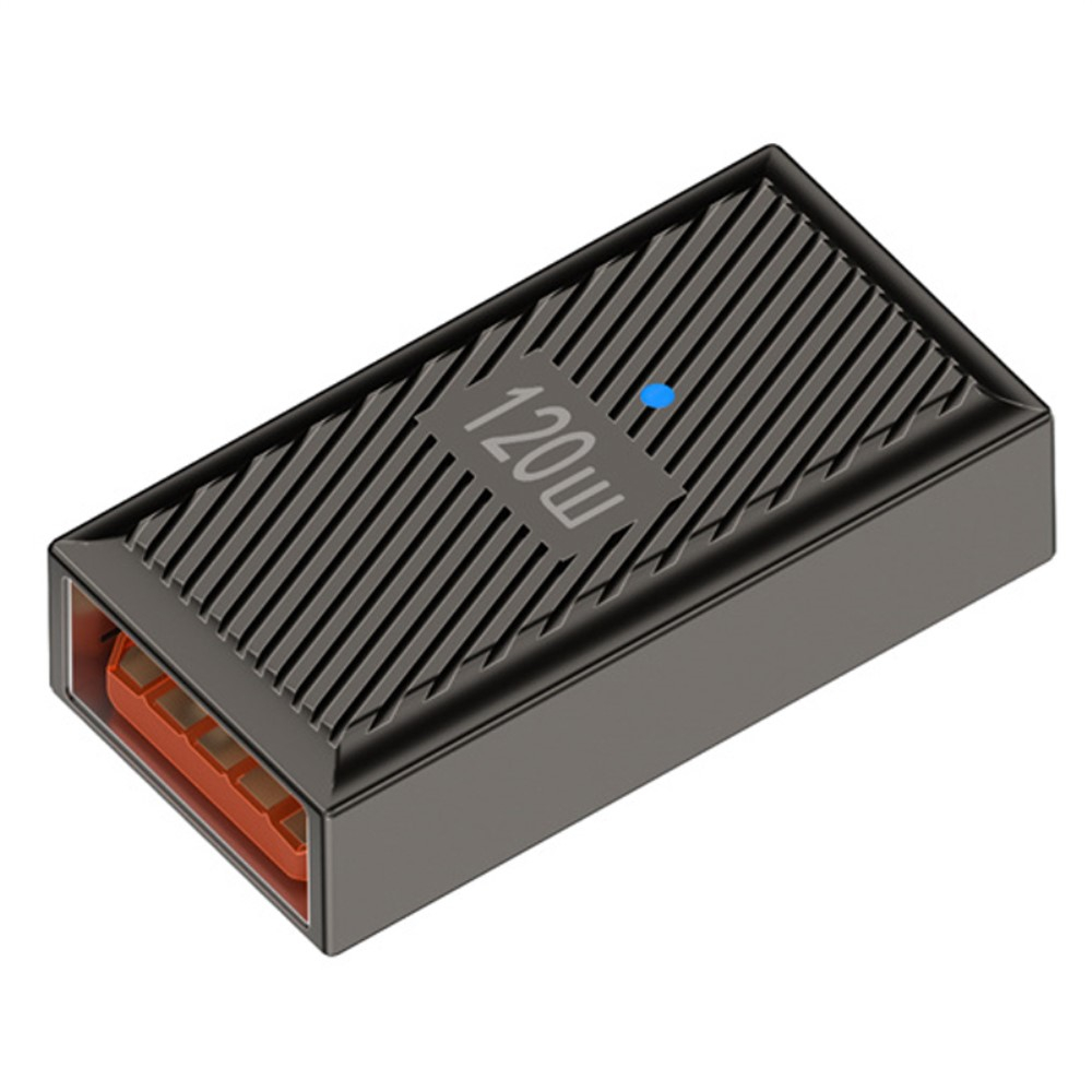 OTG USB A (W) auf USB C (W) Adapter Konverter - Grau