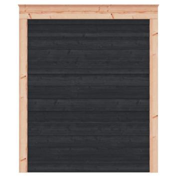 Overkapping Douglas Zwart Zweeds Rabat 205x255cm