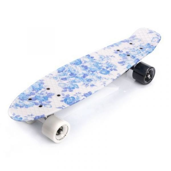 Meteor Skate Flowers White 22608 2BB22608