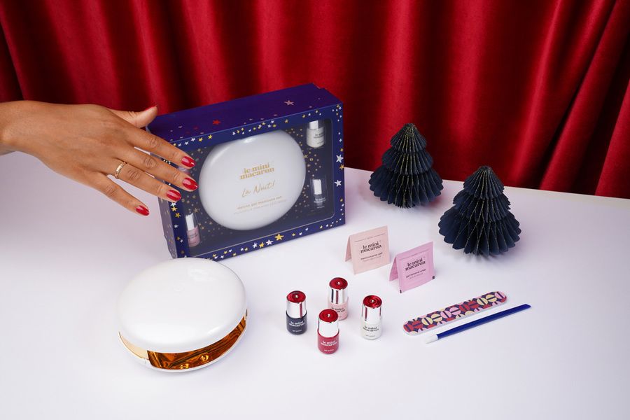 Le Mini Macaron Gel Manicure Kit Le Maxi La Nuit 30pcs