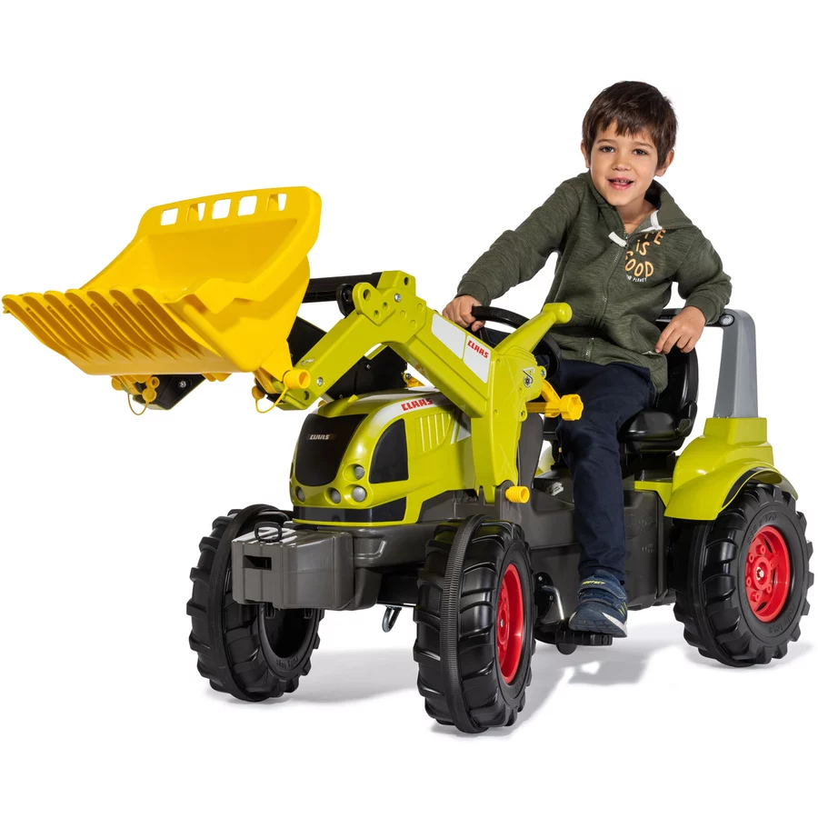 rolly®toys Kindertraktor rollyFarmtrac Premium II Claas Arion 640, rollyTrac Lader