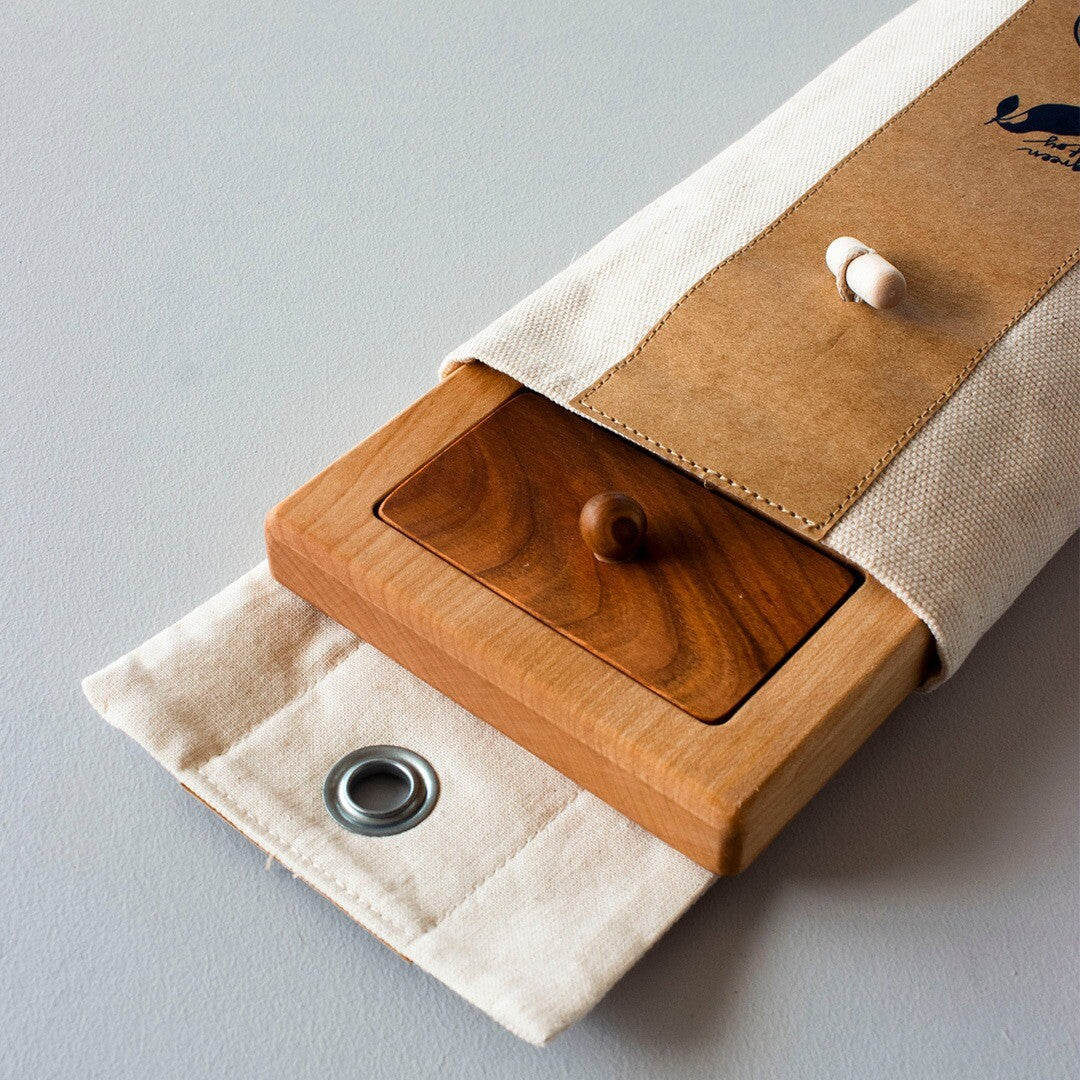 Wooden story knoppuzzel breed en smal - 6st