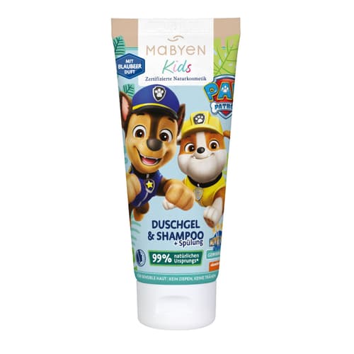 Mabyen Kids 3in1 Duschgel, Shampoo & Spülung, Blaubeere