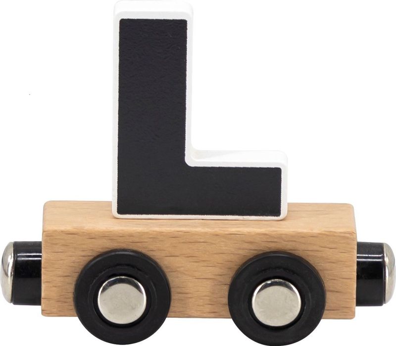 Tryco - Houten Gekleurde Lettertrein - Letter L
