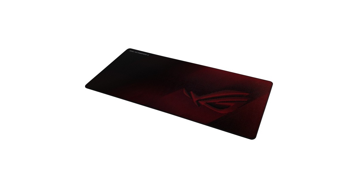 ASUSROG Scabbard II EXTENED gaming muismat  (Zwart/donkerrood)