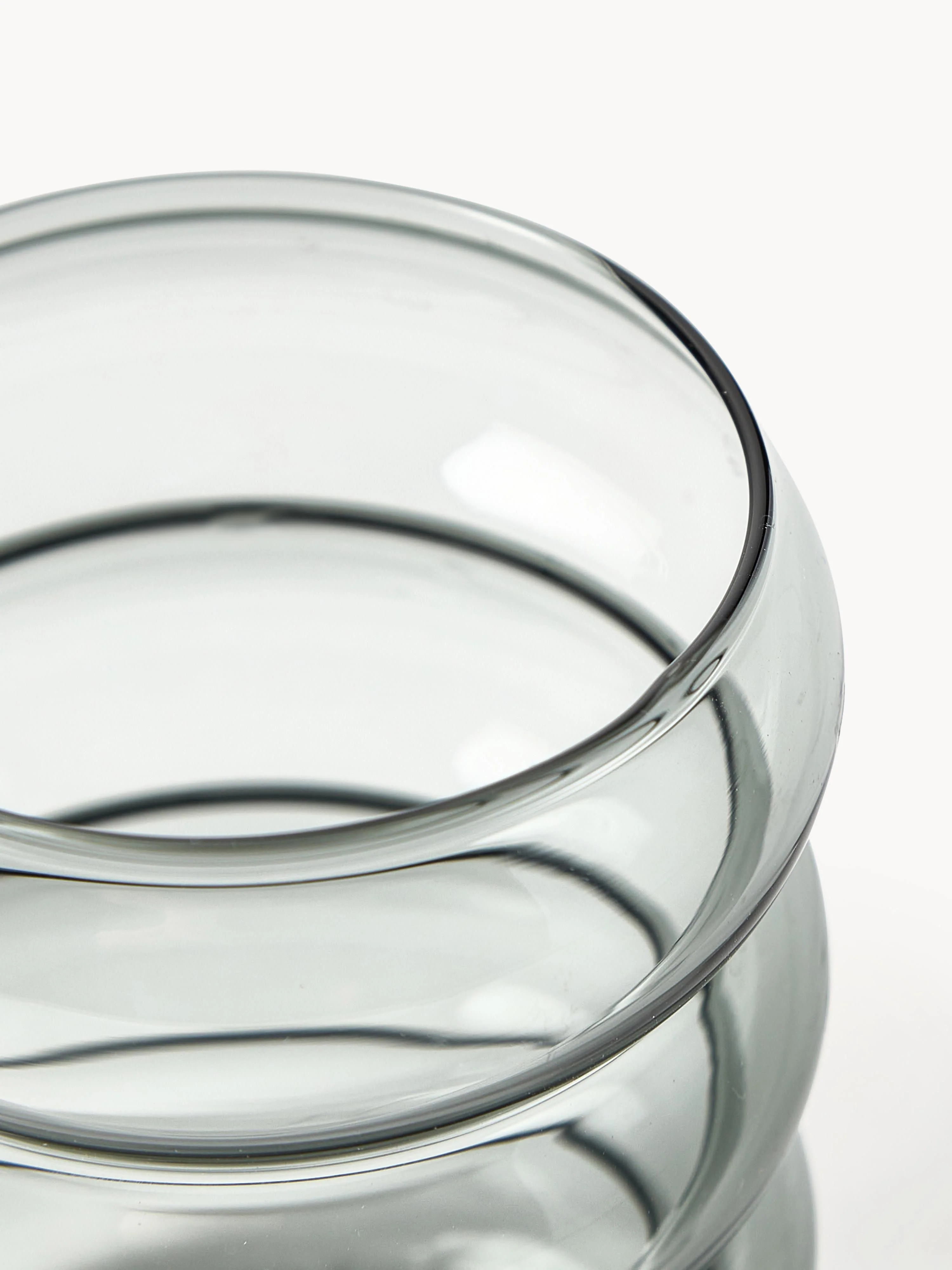 Mondgeblazen waterglazen Bubbly, 4-delig