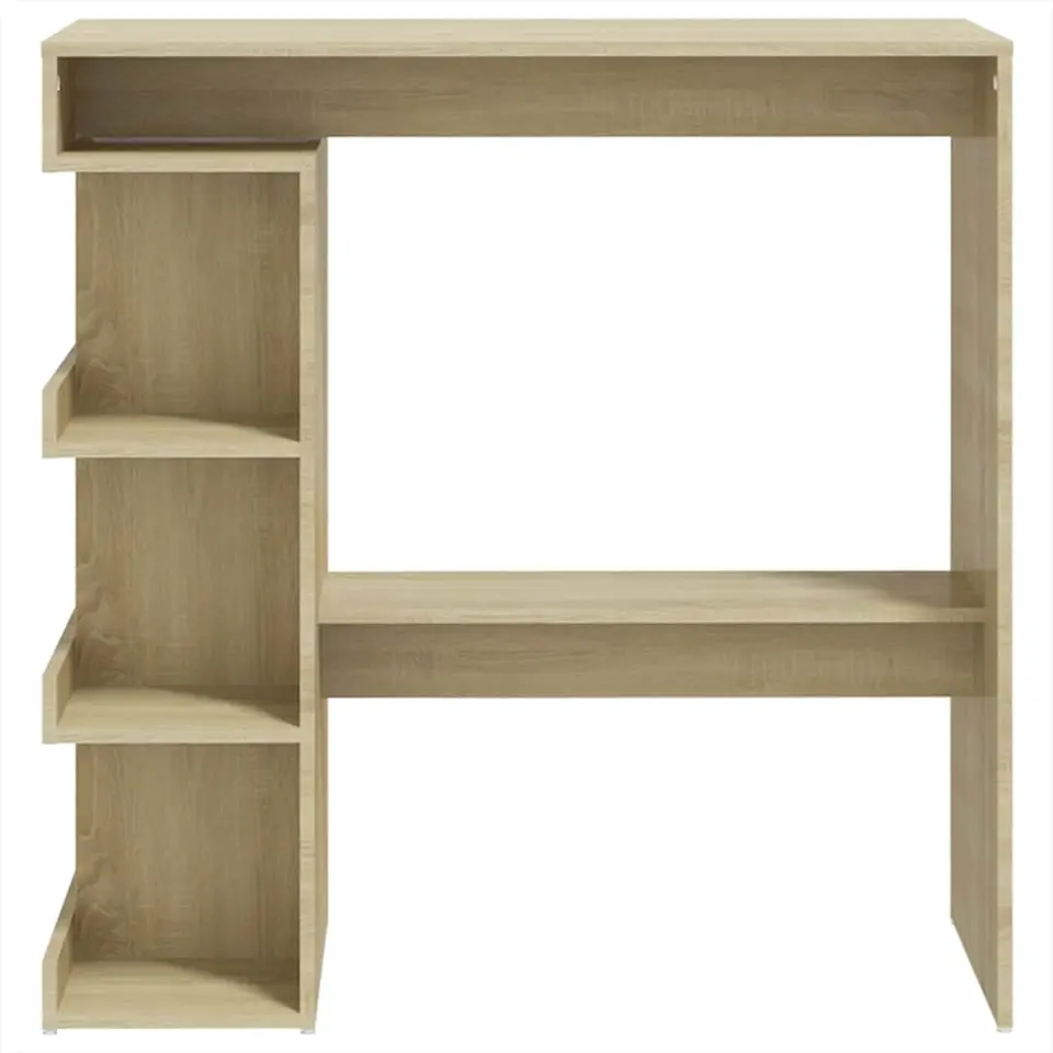 vidaXL - Bartafel - Bruin - Bewerkt hout