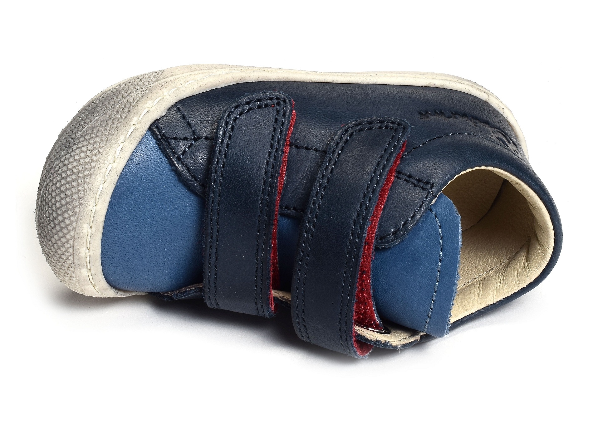 Cocoon velcro boy classic marine rouge