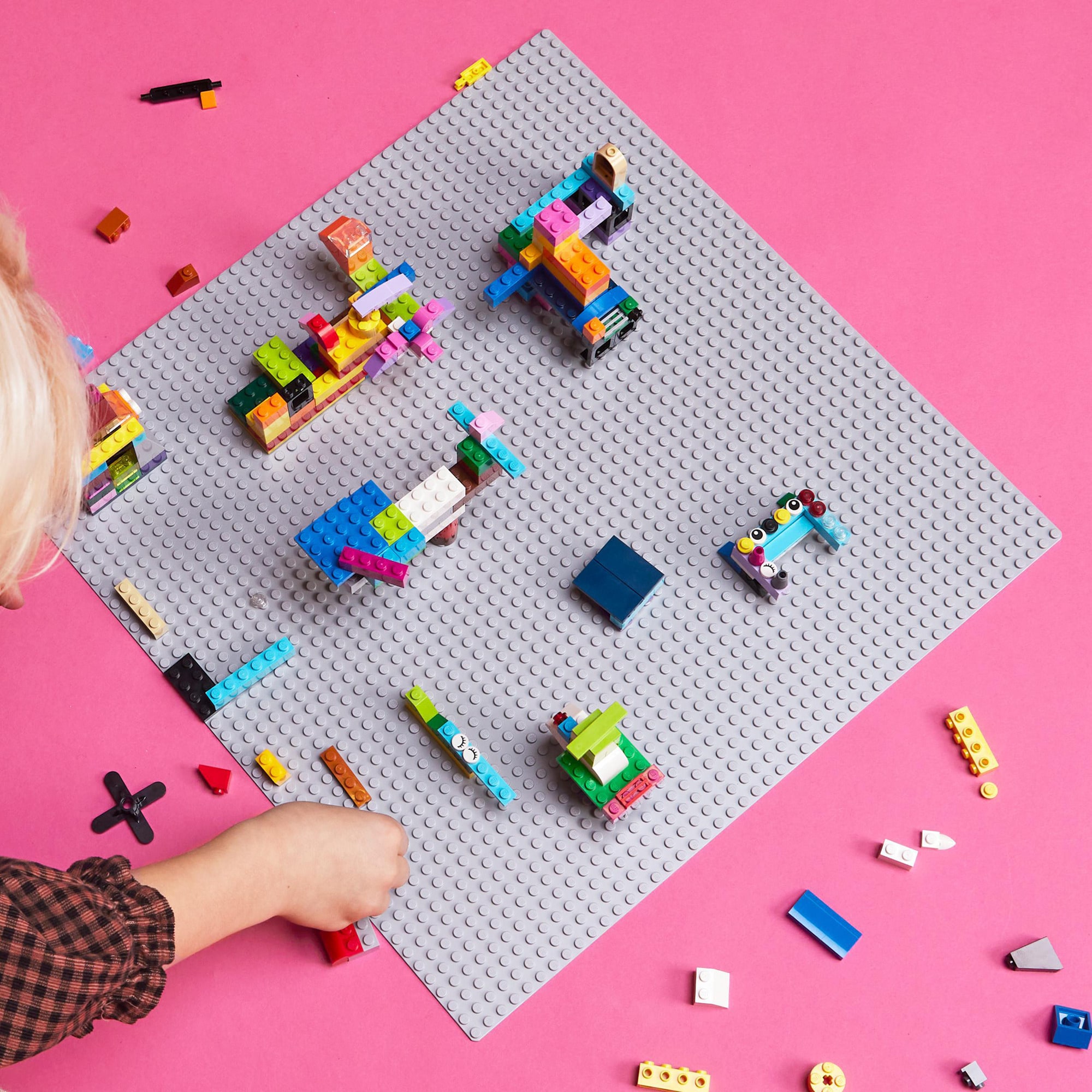 LEGO Konstruktionsspielzeug Classic Graue Bauplatte