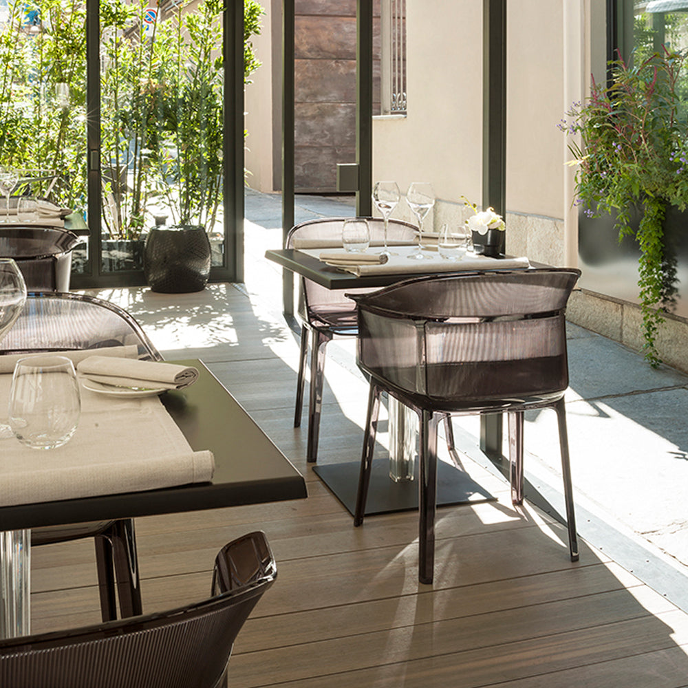 Kartell Papyrus Eetkamerstoel - Smoke Brown