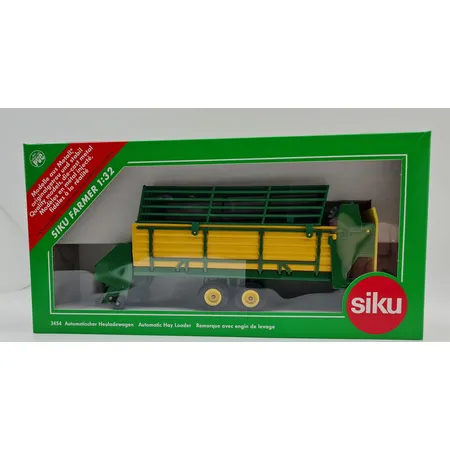 SIKU 3454 Siku Automatischer Heuladewagen, grün/gelb