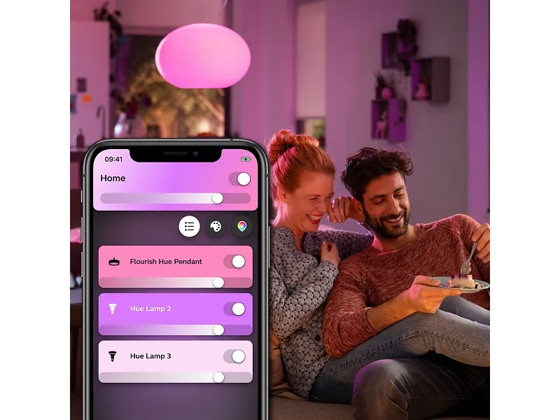 Philips Hue White Color Ambiance Flourish  Pendel - Hvid BT